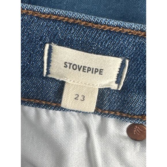 Madewell Stovepipe jeans Auraria Wash Stretch NK893 Size 23 - Picture 7 of 14